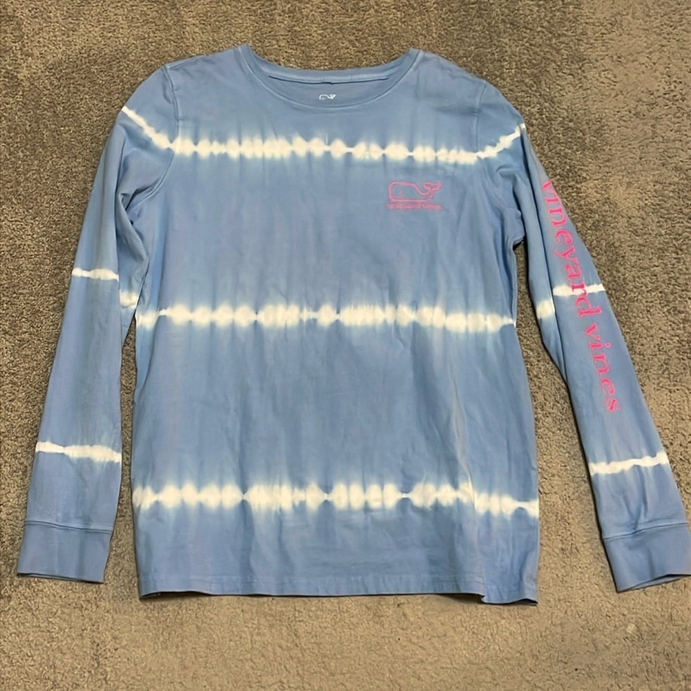 EC Vineyard Vines Long Sleeve Tie Dye T-Shirt - Size Small